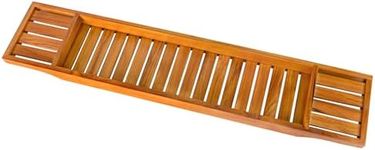 VaeFae Teak Bathtub Tray, Wooden Ba