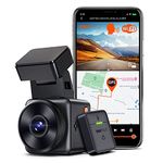 VANTRUE E1 Dash Cam 2.7K HDR WiFi GPS, 1440P 60fps Compact Dashcam for Car STARVIS Night Vision Voice Control, Car Camera Dash Cam Buffered Parking Monitor Dashboard Camera, Support 512GB