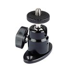 CAMVATE 1/4"-20 Mini Ball Head with Ceiling Mount for CCTV & Video Wall Monitors Mount