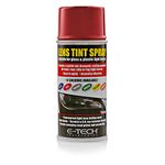 E-TECH Lens Tinting Spray Light Tint Red spray car lamps tail side