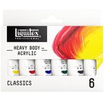 Liquitex Professional Acrylic Heavy Body Set of 6 x 22 ml Classic Colours