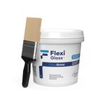 Flexi Glass Clear Shield Transparent Waterproofing Solution for Roof Leakage Crack Seal Agent Roof Water Leakage Solution Water Proof Glue Transparent Glue Waterproofing for Pipe Wall Tiles (1 Ltr)