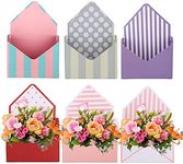 6 Pcs Flower Envelope Box Flower Wr