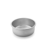 Nordic Ware 45406 Aluminum Bakeware Naturals 6" Round Layer Cake Pan, Aluminium, 6 inches, Silver