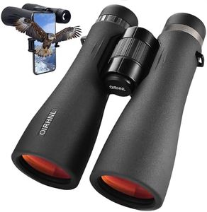 12x50 HD Binoculars for Adults High Powered with Upgraded Phone Adapter, Large View Binoculars with Clear Low Light Vision,IPX7 Waterproof Lightweight Binoculars for Bird Watching,Hunting,Travel