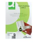 Q-Connect Multipurpose Copier Labels 105x148mm 4 Per Sheet White (Pack of 400) KF01004