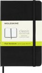 Moleskine Classic Notebook, Hard Cover, Pocket (3.5" x 5.5") Plain/Blank, Black, 192 Pages