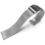 18mm Stech Stainless Steel Fine Mesh Strap for Watch