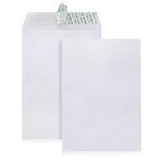 WINPAQ 7"X10" White Peel & Seal Catalog Mailing Envelopes (Pack of 100)-perfect for mailing documents, letters, invoices and statements