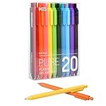 Retractable Gel Pens, 20 Assorted C