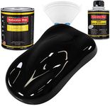 Restoration Shop - Jet Black (Gloss) Acrylic Enamel Auto Paint - Complete Quart Paint Kit - Professional Single Stage High Gloss Automotive, Car, Truck, Equipment Coating, 8:1 Mix Ratio, 2.8 VOC