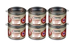 Sterno S'mores Heat Fuel Cans, 45-Minute Burn Time, 6-Pack