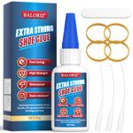 BALORIZ 30g Extra Strong Shoe Glue, Instant Shoe Glue Sole Repair Kit, Quick Dry Clear Waterproof Shoe Glue for Shoe Repair, Sneakers, Soles, Boots, Heels, Hiking Shoes, Leather, etc.