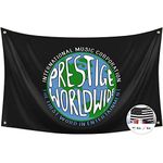 Prestige Worldwide Flag International Music Corporation 3x5 Feet Banner,Step Brothers Funny Poster Man Cave Wall Decor with Brass Grommets for College Dorm Room Decorations