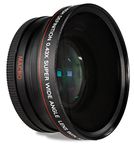 52MM 0.43x Wide Angle Conversion Lens with Macro for Nikon D3200, D3300, D5100, D5200, D5300, D5500, D7200, D90, D500, D600, D610, D700, D750, D800