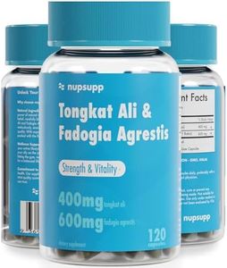 Tongkat Ali and Fadogia Agrestis 17,000mg Supplement - 120 Capsules - 2 Months Supply - nupsupp