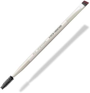 EigshowBeauty Eyebrow Brush, Dual-ended Angled Eyebrow Brush for Brows or Lashes D108 - Black