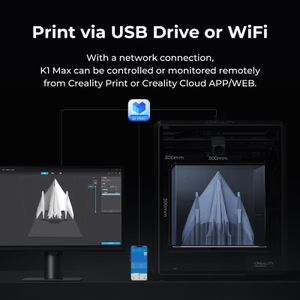 Creality K1 Max 3D Printer – High-Speed Large Build Volume