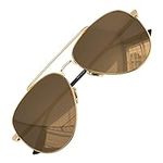 LUENX Womens Mens Aviator Sunglasse