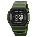 SKMEI Men's Top Brands Digital Mens Waterproof Electronic WristWatches Fashion PU Band Sports Watch relogio Masculino Sport Watch Men