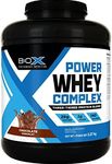 BioX Power Whey Complex | High Protein 100% Pure Whey Protein Powder | 27g Protein | Nitrogen-Rich Three Tiered Powder with Whey Concentrate, Whey Isolate, Hydrolyzed Whey (5LB, Chocolate)