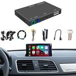 Wireless CarPlay Android Auto Mirroring Retrofit Kit, Built-in YouTube Application, Support HDMI Input, USB Playback, Compatible with Audi Q3 Navigation Version 2013-2019