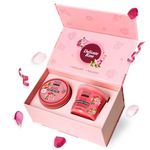 Bryan & Candy Complete Body Polishing Kit Gift Set For Women & Men | Complete Home Spa Experience |100% Vegan , Sls & Paraben Free (Delicate Rose Pack of 2)