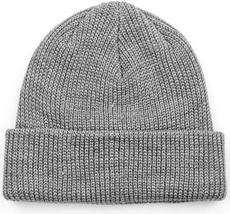 Paladoo Beanie Hat Knit Ski Cap Fisherman Beanie for Men Women, Grey, One Size