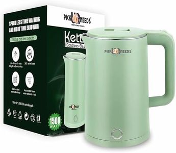 Pick Ur Needs Electric Glass Tea Coffee Kettle Jug 1.5 Litres With LED Backlight 1500W With Auto Cut Off