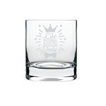 YaYa cafe Life Doesnt Come with Instructions but Dad Whiskey Glass for Dad - Conical_350 ML