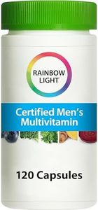 Rainbow Light - Certified Men's Multivitamin - Provides Antioxidants & Probiotics, Supports Energy, Liver Health, and Digestion in Men - 120 vCaps