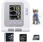 JIADUOFU Cat/dog/animal/vet Automatic Blood Pressure Monitor Electronic Sphygmo，electronic Upper Arm Bp Meter with Built-in Cuff