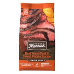 Merrick Dry Dog Food, Grain Free Real Texas Beef and Sweet Potato Recipe - 10 lb (4.54 kg) Bag