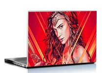 PIXELARTZ Laptop Wonder Woman Diana Prince 15.6 Inches Skins/Stickers for Dell-Lenovo-Acer-HP (7071)