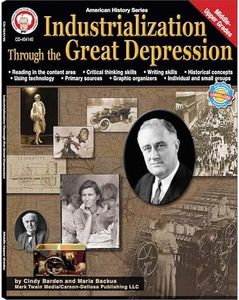 Mark Twain American History Textbooks, Grades 6-12, The Dust Bowl, Roaring 20s, Henry Ford, and Industrialization Through the Great Depression ... (Volume 5) (American History Series)