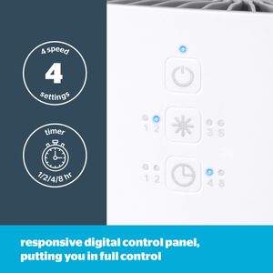 Silentnight Airmax 800 Air Purifier – HEPA Filter, Quiet Operation