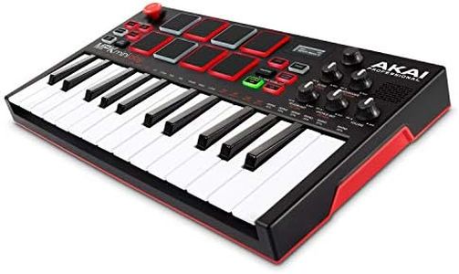 AKAI Professional MPK Mini Play - Standalone Mini Keyboard & USB Controller with Built-In Speaker and Effects plus Software Suite Included