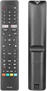 CLE-1042 IR Remote Control Compatible With Hitachi Bauhn Linsar TV 55QLEDSM20 50QLEDSM20 58QLEDSM20 65QLEDSM20 75QLEDSM20 75QLEDSM204 LS58UHGTV Replacement Controller With Netflix YouTube Buttons (No Voice Function)