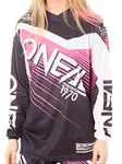 O'Neal Element Racewear MX Motocross Damen Jersey Enduro Offroad Gelände Quad Cross Shirt Pink, 0008-70, Größe XL