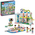 LEGO Friends Sports Center 41744 Building Toy Set, Fun for Boys and Girls Ages 8+, Includes Football, Basketball and Tennis Games, A Fun Gift for Kids Who Love Sports and Pretend Play