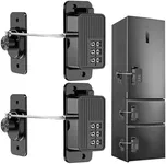 WILNIRY 2 Pcs Refrigerator Fridge Freezer Door Lock with Password, Child Proof Door Lock for Kitchen Refrigerator, Cabinets and Drawers, Closets, Windows, Doors-No Tools Need or Drill