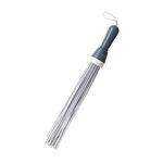 Classy Touch Plastic Broom for Bathroom Cleaning & Home Floor Cleaning| Hard Bristle Broom for Scrubbing in Bathroom|(Size 52 cm, Color Grey) 60 Plastic Sticks