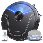 Airzeen Robot Vacuums and Mop, 5000Pa Ultra Strong Suction, Lidar Navigation, Multi-Floor Mapping, 3-in-1 Robot Vacuums, APP/Alexa/WiFi, Ideal for Pet Hair, Carpet and Hard Floors(V8 Pro)