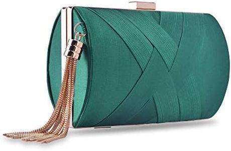 Womens Evening Clutch Bag Designer Evening Handbag,Lady Party Clutch Purse, Great Gift Choice Green Size: Small