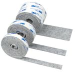 sukevitor Furniture Pad,Felt Pads for Adhesive Felt Strips,Grey Felt Strip for Protecting Furniture and Freedom DIY Adhesive (3 Rolls)