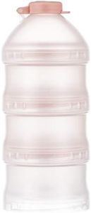 Simba Twist-Lock Stackable Milk Powder Formula Dispenser and Snack Storage Containers, Pink (BPA Free)