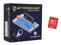 J&P Technologies Prime -1 Year sim Card Data, Without Engine Lock Waterproof GPS Tracker for Car,Bike,Bus,Truck etc