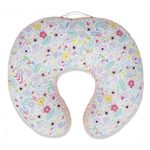 haus & kinder Cotton Newborn Nursing Feeding Pillow, Breastfeeding Pillows with Removable Cover, Infant Support for Baby & Mom Cradle 0-24 Months (Ditsy Floral), Multicolor