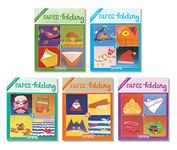 Paper Folding Origami colouring Book set of 5 Books with 22 Colourful Sheets in each book for Kids 5 years - 11 years 80 pages