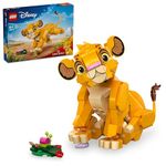 LEGO ǀ Disney Simba The Lion King Cub Fun Gift Idea 43243 Building Blocks Toys for 6+ Gift for Boys and Girls